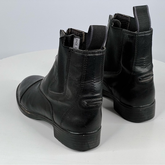 Somerset Boots Paddock English Riding Kids Equestrian Black Faux Leather 12 - Picture 4 of 15